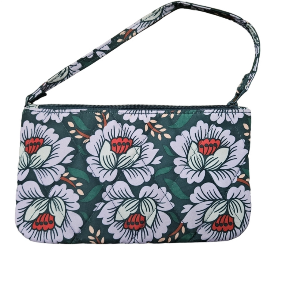 Vera Bradley Purple and Red Floral Wristlet